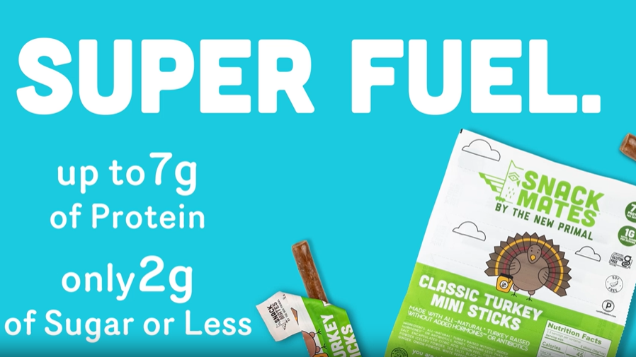 Amazon.com: New Primal Snack Mates Pepperoni Pizza Chicken Sticks